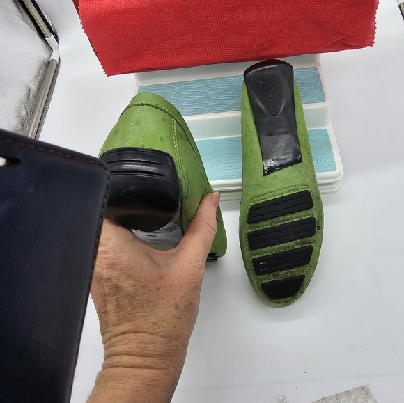 Robert Zur Petra True Glove Loafer Driving Moccasin 8.5 aaaa 4a  Kiwi - Picture 6 of 11